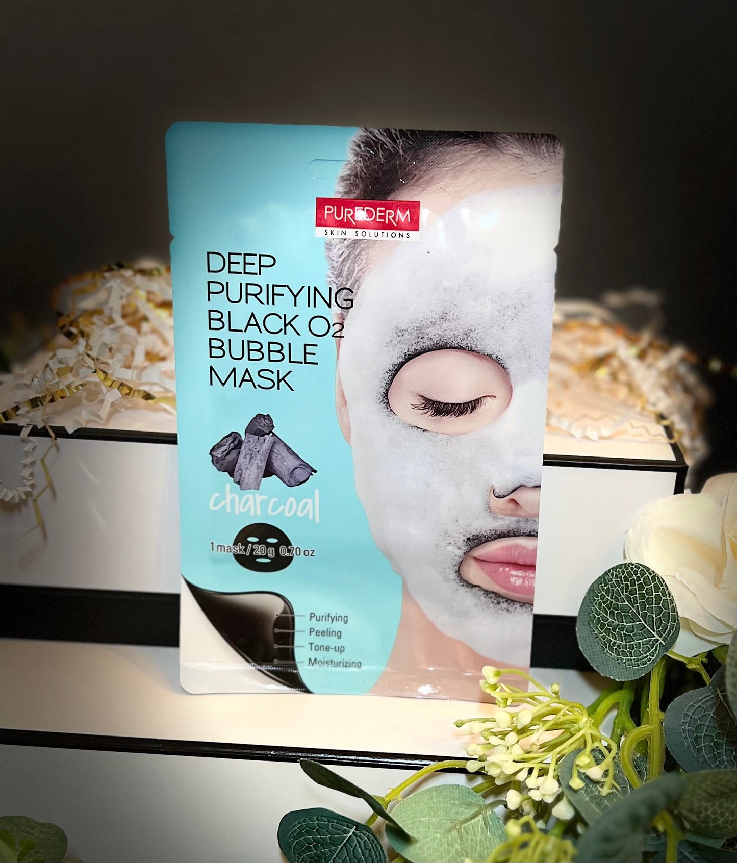 PUREDERM Deep Purifying o2 Bubble Mask