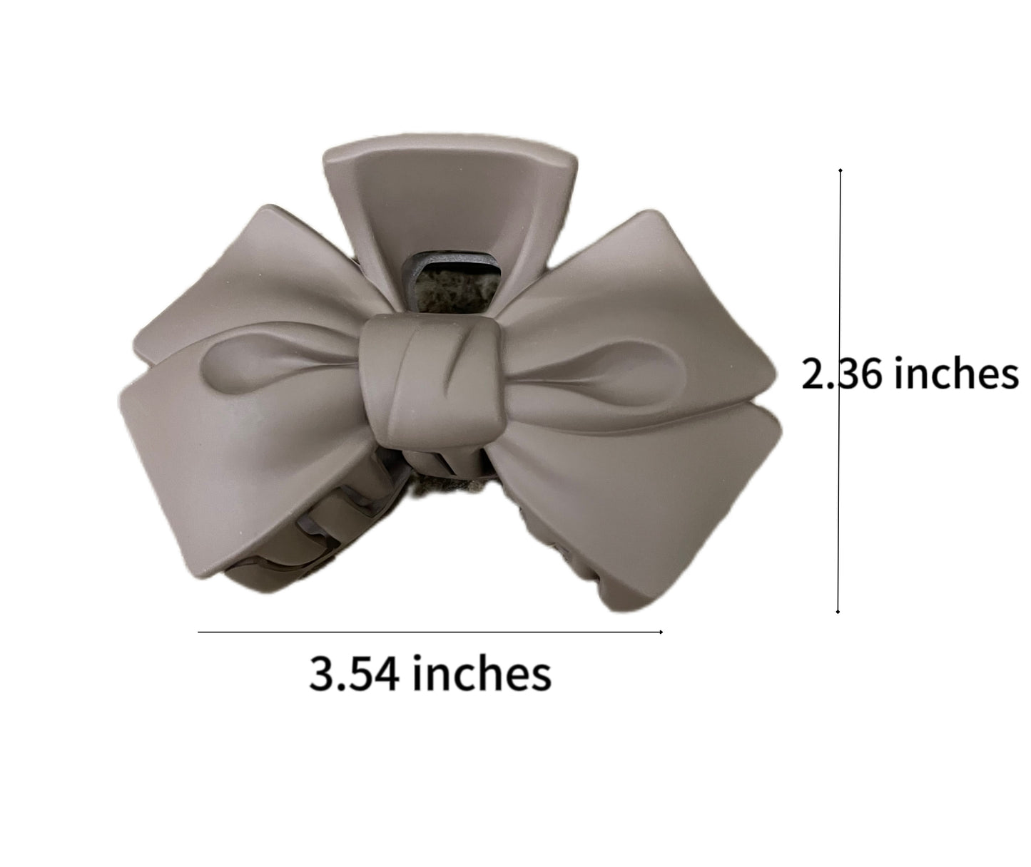 Bow shaped hair clip